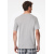 Schiesser Herren T-Shirt Rundhals grau-mel.