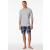Schiesser Herren Langarmshirt Rundhals grau-mel.