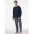 Schiesser Herren Langarmshirt Rundhals grau-mel.