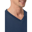 Schiesser Herren T-Shirt V-Ausschnitt royal