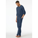 Schiesser Herren Langarmshirt V-Ausschnitt