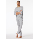 Schiesser Herren Hose lang grau-mel.