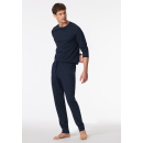 Schiesser Herren Hose lang grau-mel.
