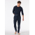 Schiesser Herren Hose lang grau-mel.