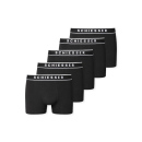 Schiesser Herren 5PACK Shorts schwarz