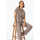 Schiesser Damen Shirt Kurzarm grün