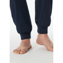 Schiesser Herren Schlafanzug lang blau