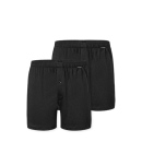 Schiesser Herren 2PACK Boxershorts schwarz