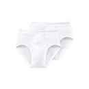 Schiesser Herren 4 er Pack Sportslip navy u. weiss