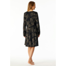 Schiesser Damen Nachthemd langarm, 95cm graublau