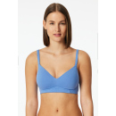 Schiesser Damen Soft BH mit Schale schwarz