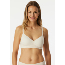Schiesser Damen Soft BH mit Schale schwarz