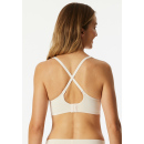 Schiesser Damen Soft BH mit Schale schwarz