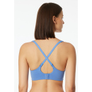 Schiesser Damen Soft BH mit Schale schwarz