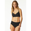 Schiesser Damen Soft BH mit Schale schwarz