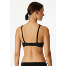 Schiesser Damen Soft BH schwarz