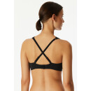 Schiesser Damen Soft BH schwarz