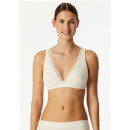 Schiesser Damen Soft BH schwarz