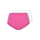 Schiesser Damen 2 er Pack Midi Slip sortiert