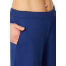 Schiesser Damen Schlafanzug lang blau