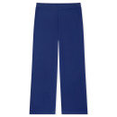 Schiesser Damen Schlafanzug lang blau