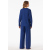 Schiesser Damen Schlafanzug lang blau