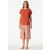 Schiesser Damen Schlafanzug 3/4, kurzarm terracotta