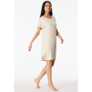 Schiesser Damen Nachthemd kurzarm, 90 cm pearl