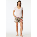 Schiesser Damen T-Shirt Knopfleiste rosé