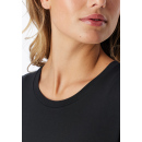 Schiesser Damen Shirt langarm Rundhals schwarz
