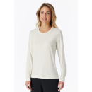 Schiesser Damen Shirt langarm Rundhals schwarz