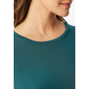 Schiesser Damen Shirt langarm Rundhals schwarz