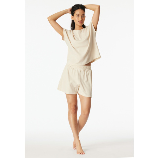 Schiesser Damen Schlafanzug kurz pearl
