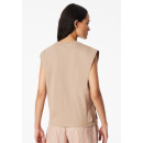 Schiesser Damen T-Shirt Rundhals mocha
