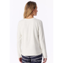 Schiesser Damen Shirt langarm Rundhals naturweiss