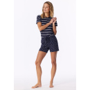 Schiesser Damen Hose kurz deep blue