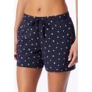 Schiesser Damen Hose kurz deep blue