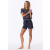 Schiesser Damen Hose kurz deep blue