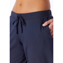 Schiesser Damen Hose 3/4 deep blue