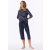 Schiesser Damen Hose 3/4 deep blue