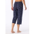 Schiesser Damen Hose 3/4 deep blue