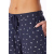 Schiesser Damen Hose 3/4 deep blue