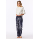Schiesser Damen Hose lang deep blue