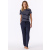 Schiesser Damen Hose lang deep blue