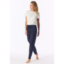 Schiesser Damen Hose lang Buendchen deep blue
