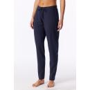 Schiesser Damen Hose lang Buendchen deep blue
