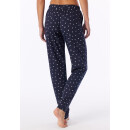 Schiesser Damen Hose lang Buendchen deep blue