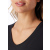 Schiesser Damen Shirt langarm V-Ausschnitt schwarz