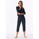 Schiesser Damen Hose 3/4 Buendchen schwarz