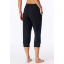 Schiesser Damen Hose 3/4 Buendchen schwarz